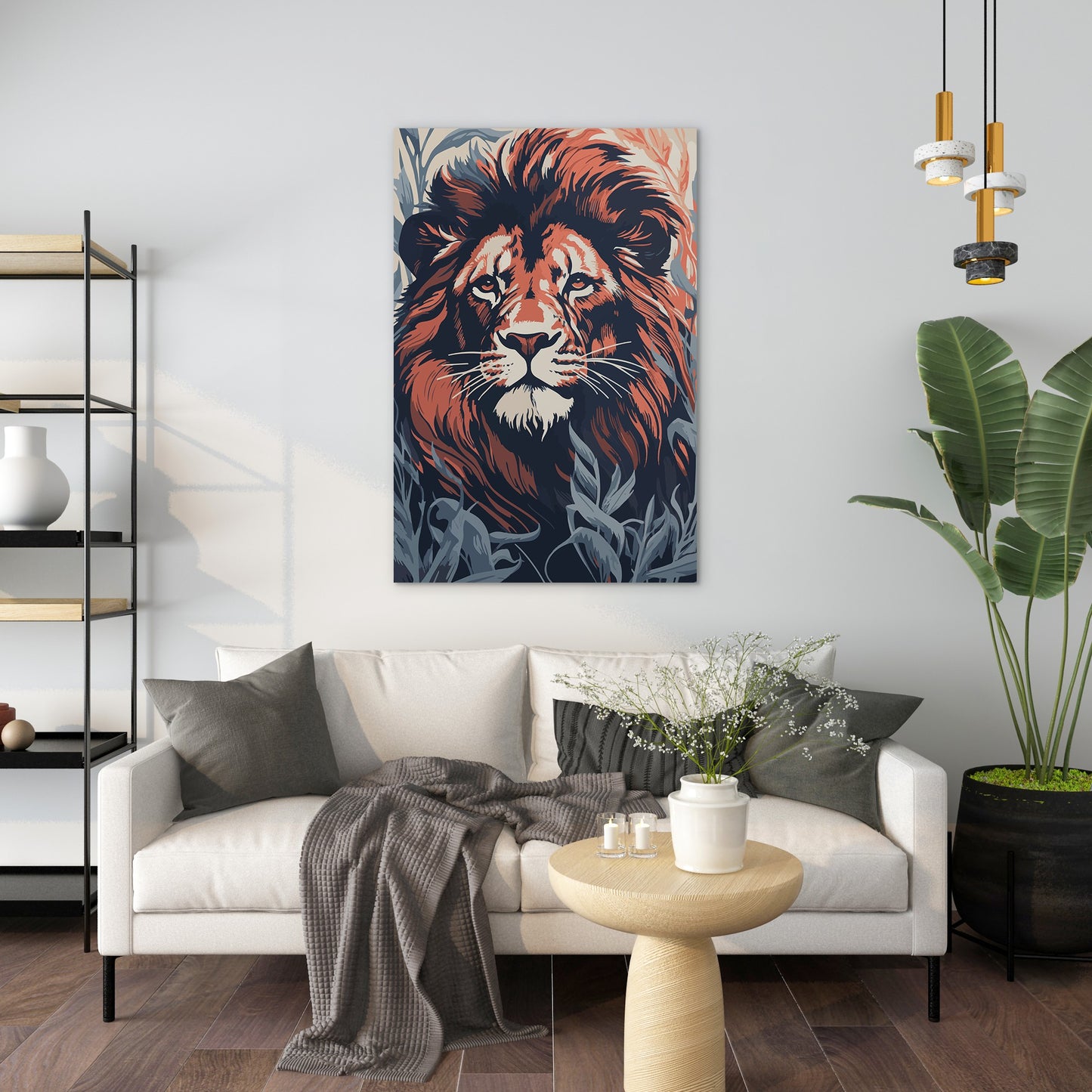 Commanding Authority Of Lion Wall Art