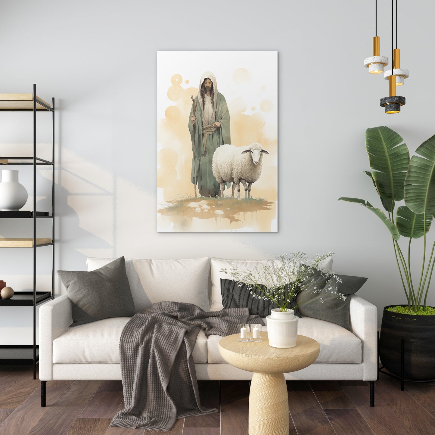 The Shepherd Guardian of the Flock Wall Art
