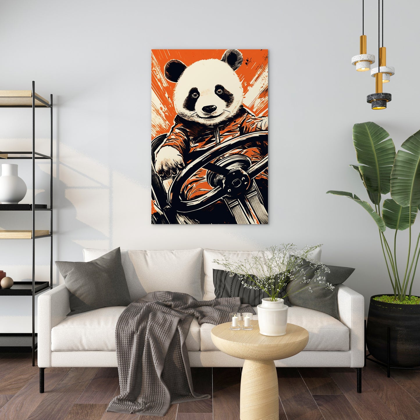 Panda's Joyride Wall Art
