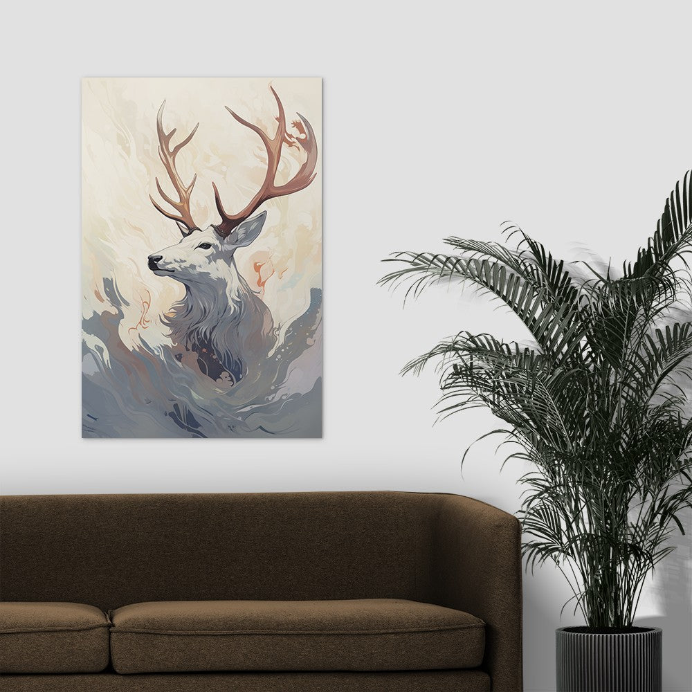 Abstract Elk Visions Wall Art