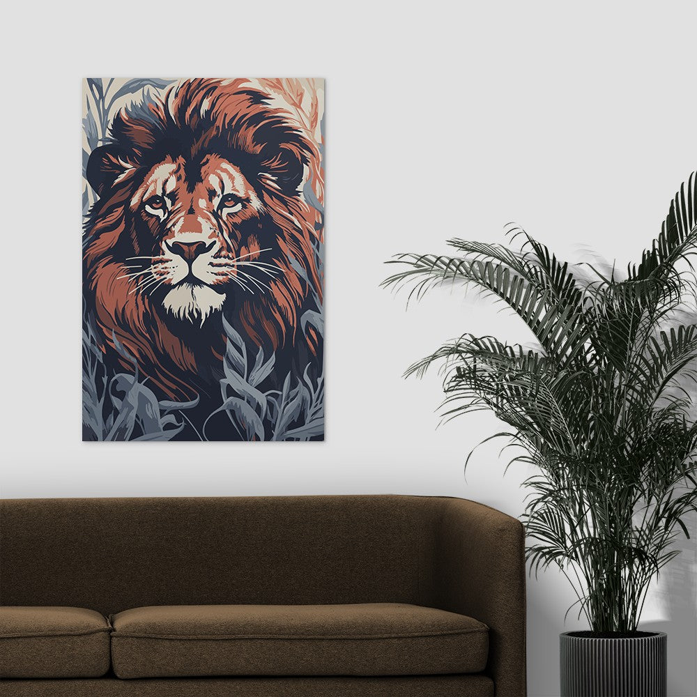 Commanding Authority Of Lion Wall Art