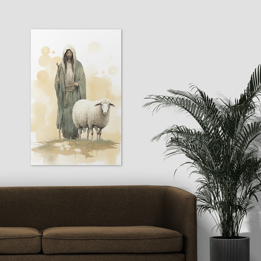 The Shepherd Guardian of the Flock Wall Art