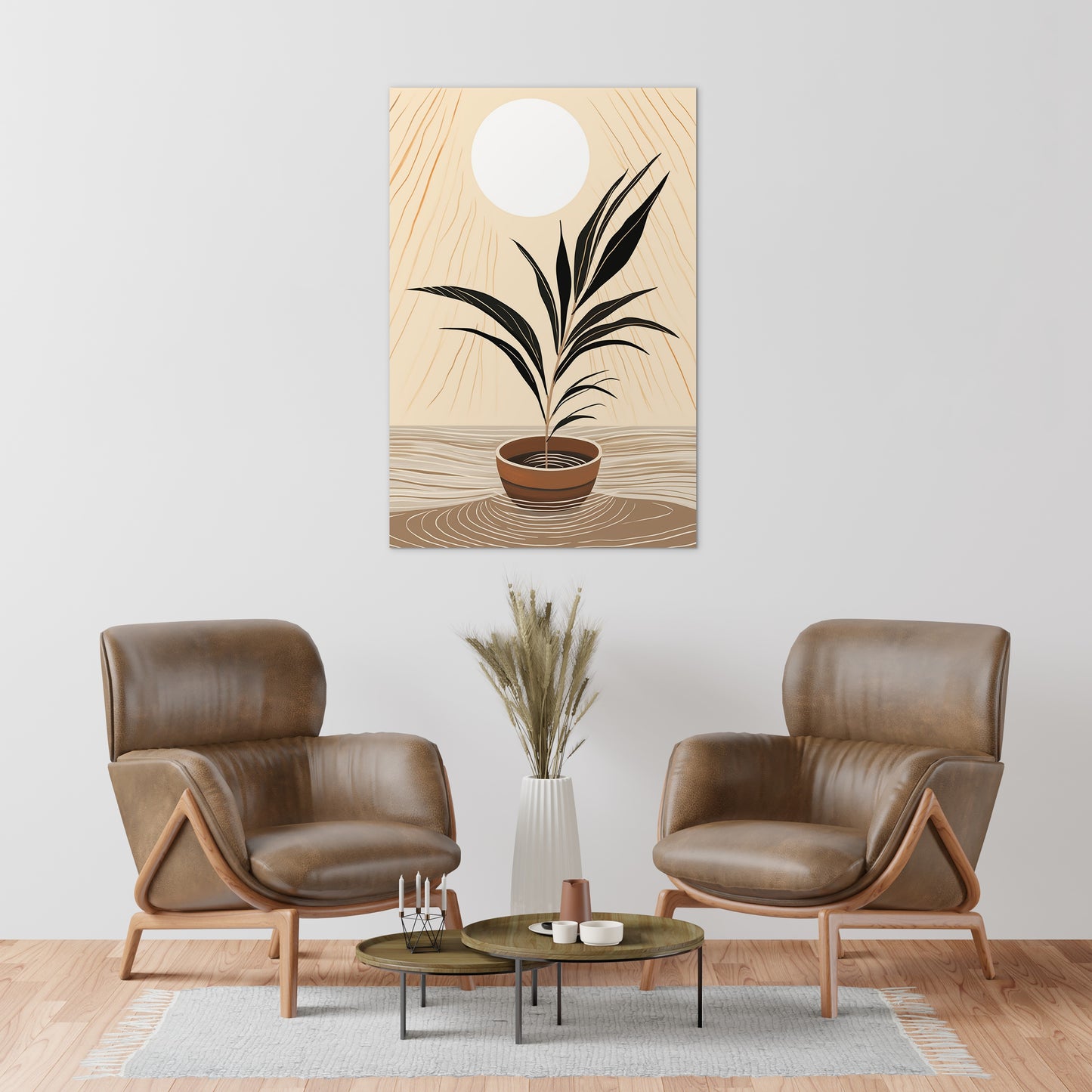 Boho Plant Wall Art - 2
