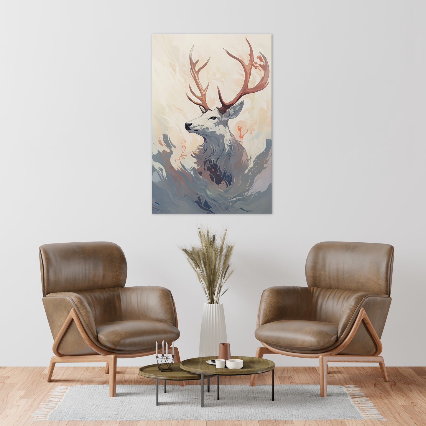 Abstract Elk Visions Wall Art
