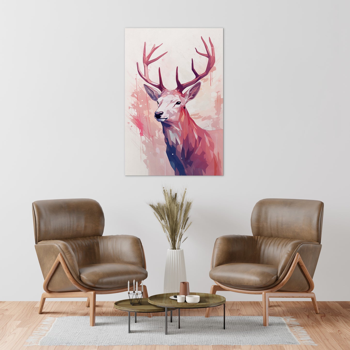 Elk Abstract Wall Art
