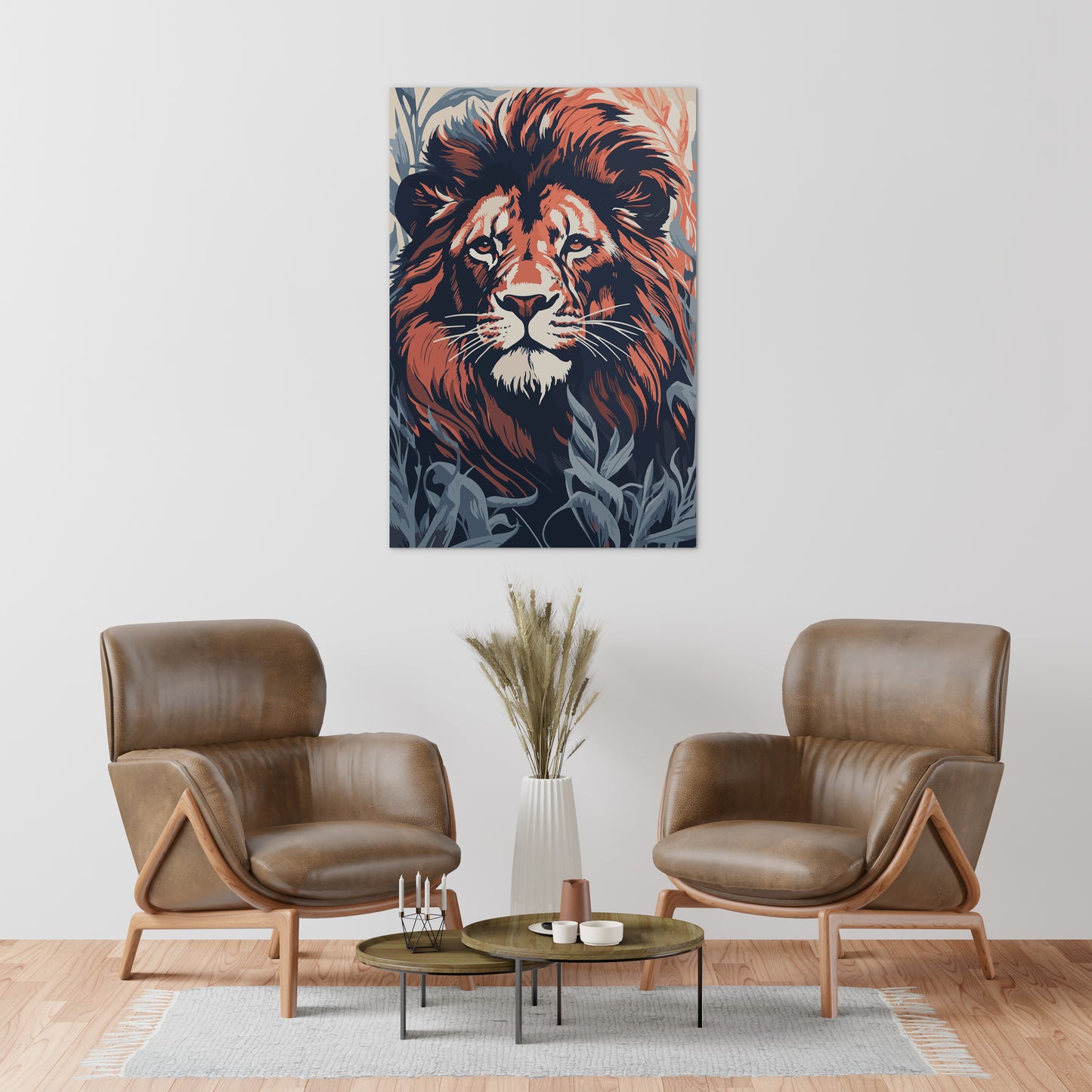 Commanding Authority Of Lion Wall Art