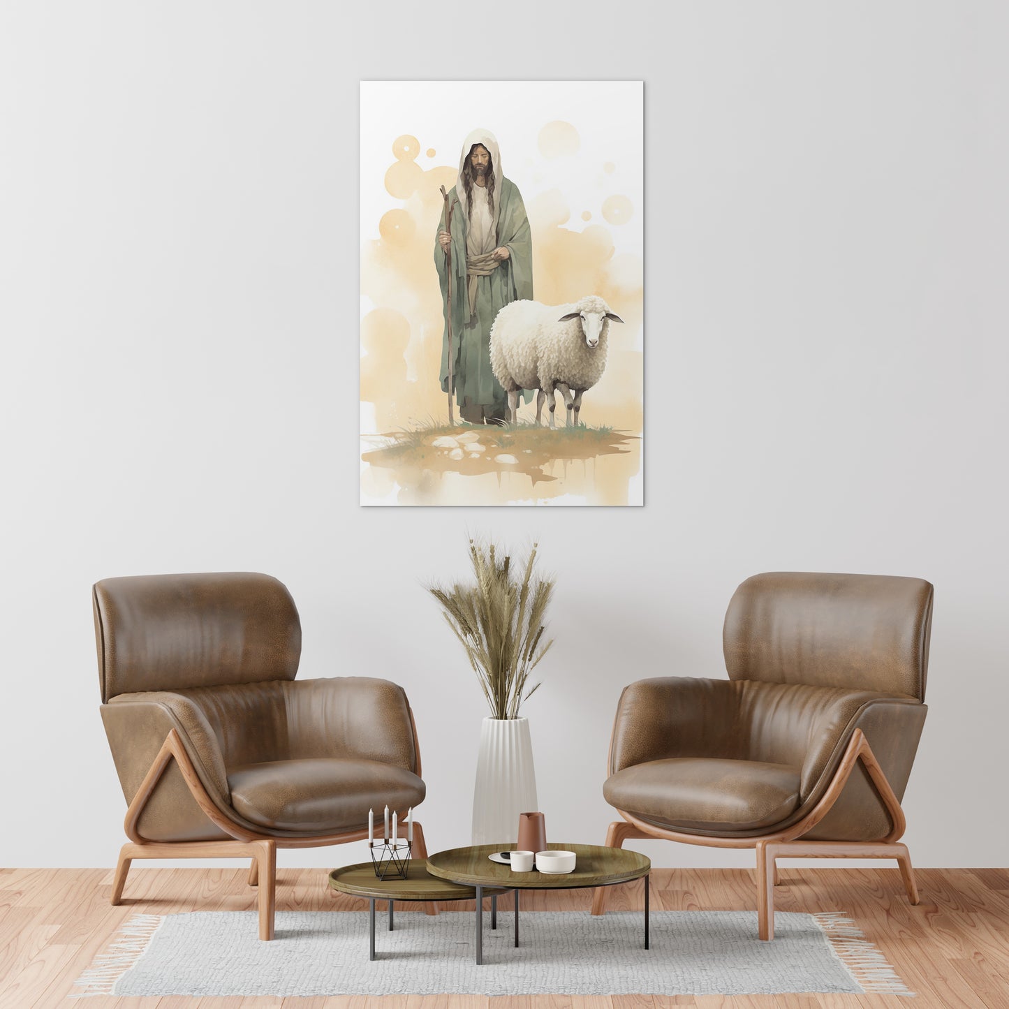 The Shepherd Guardian of the Flock Wall Art