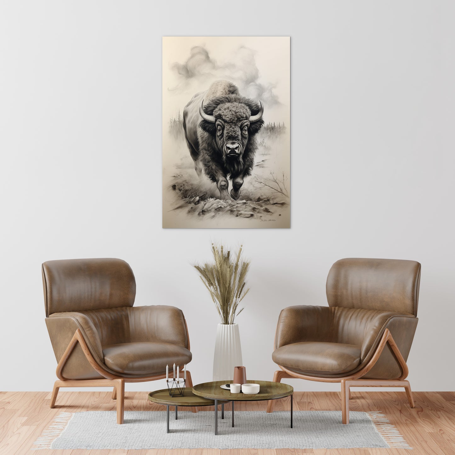 Bison In Hayden Valley