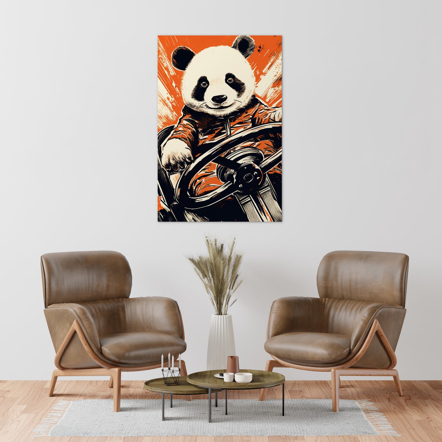 Panda's Joyride Wall Art