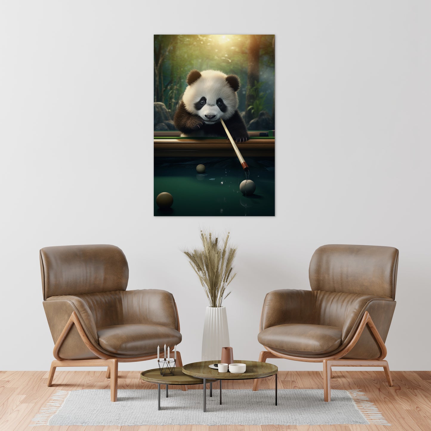 The Panda's Snooker Delight Wall Art