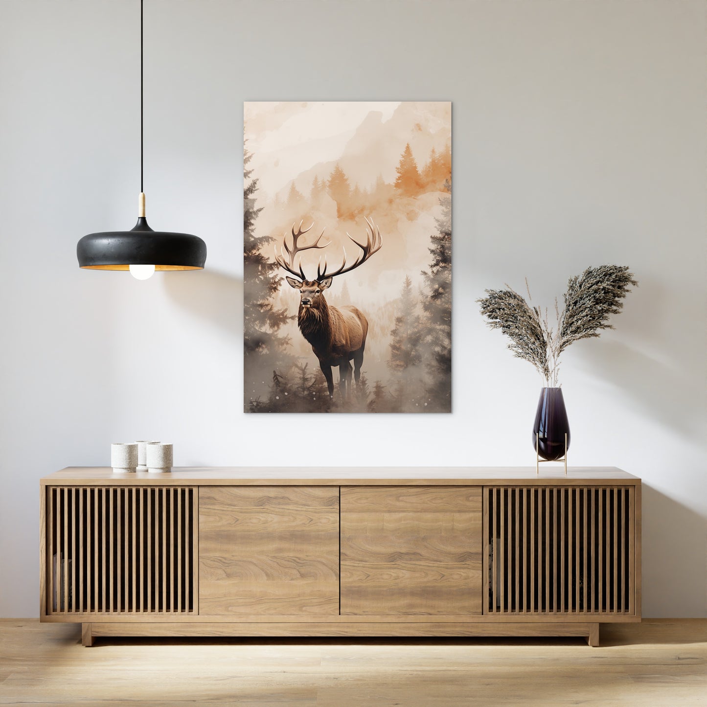 The Forest Elk Wall Art