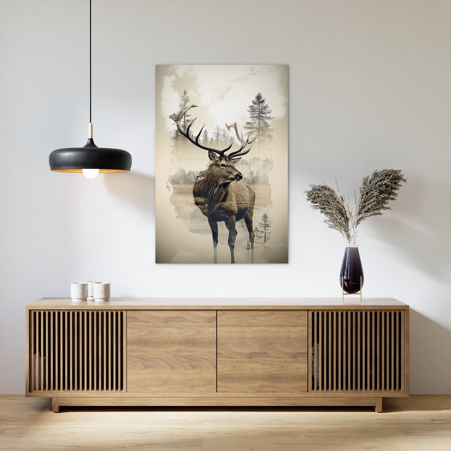 Elk and Wilderness Wall Art