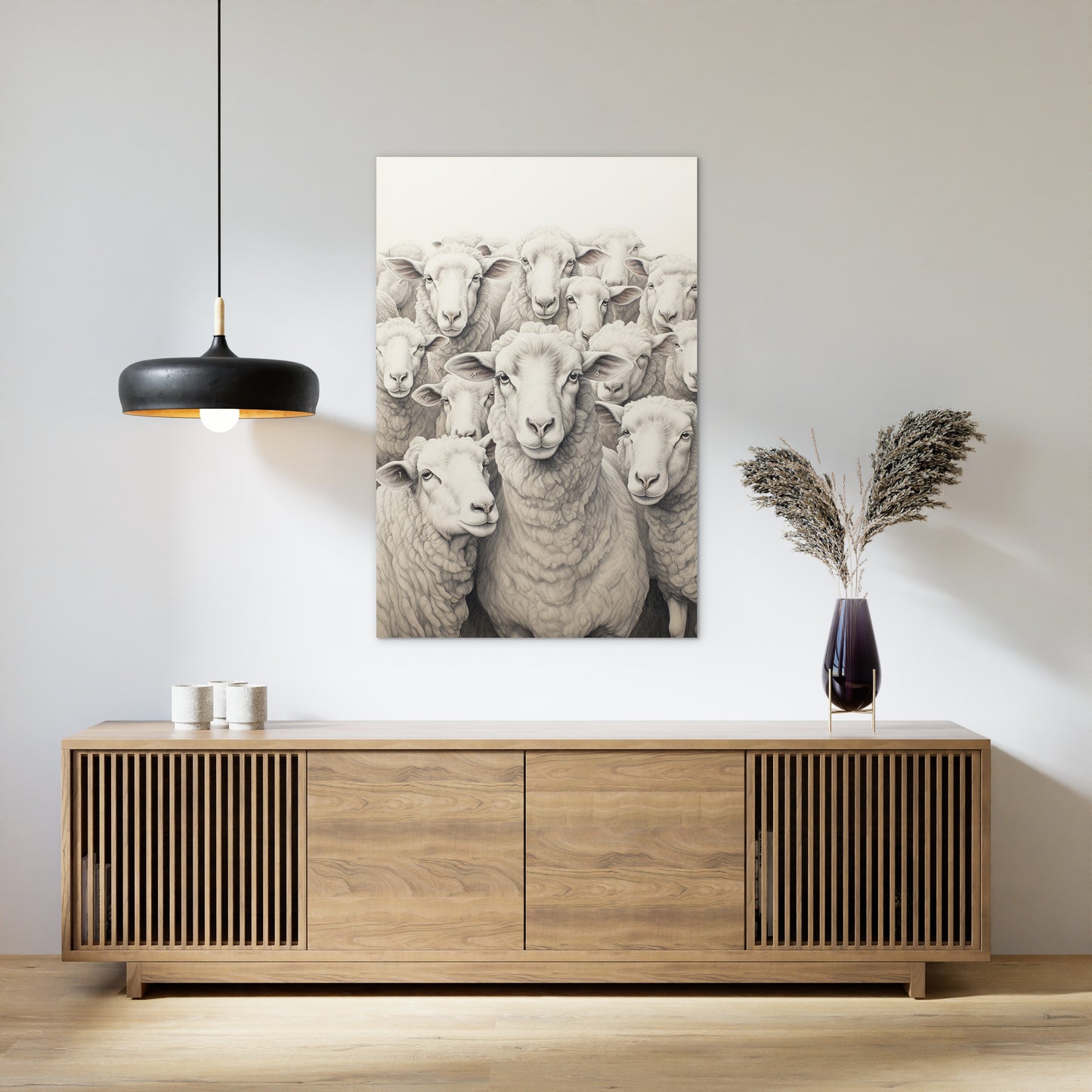 Flock Of Sheep Wall Art