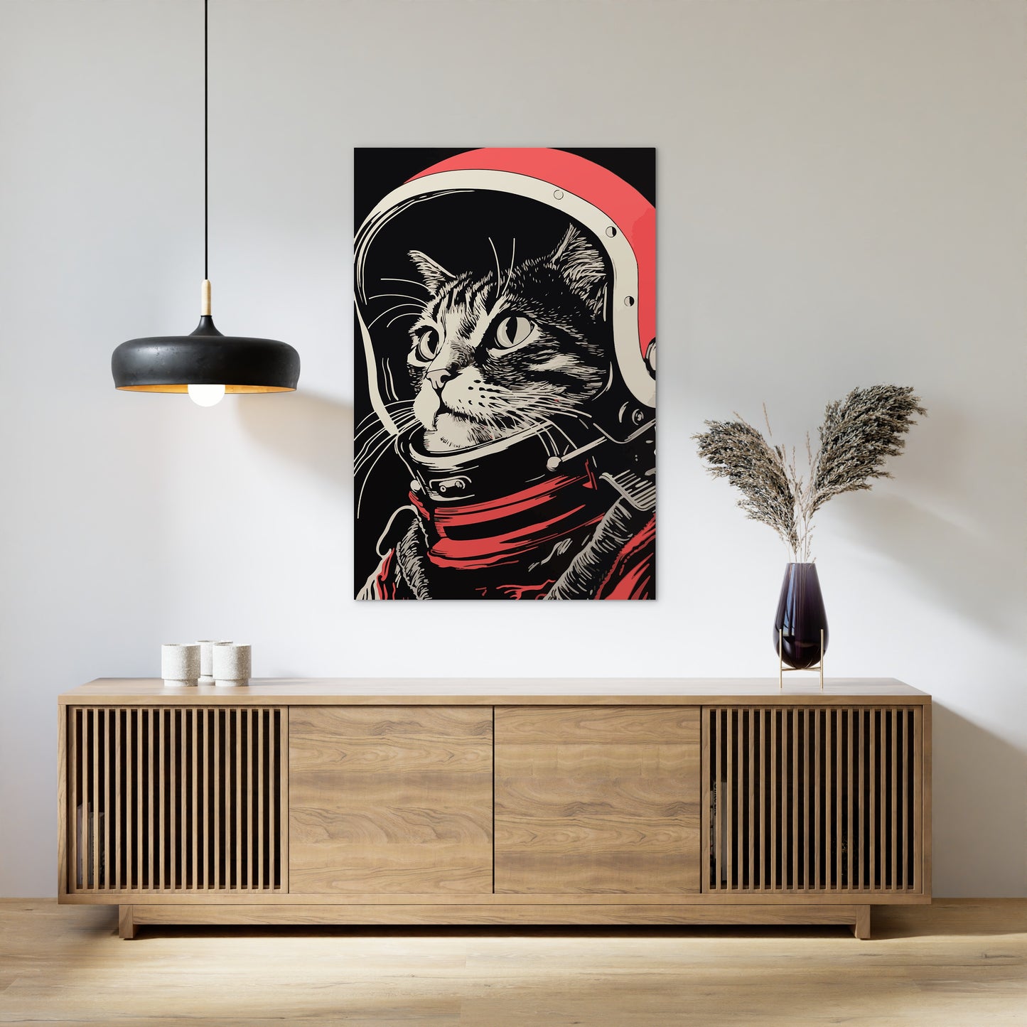 Astronaut Cat Wall Art