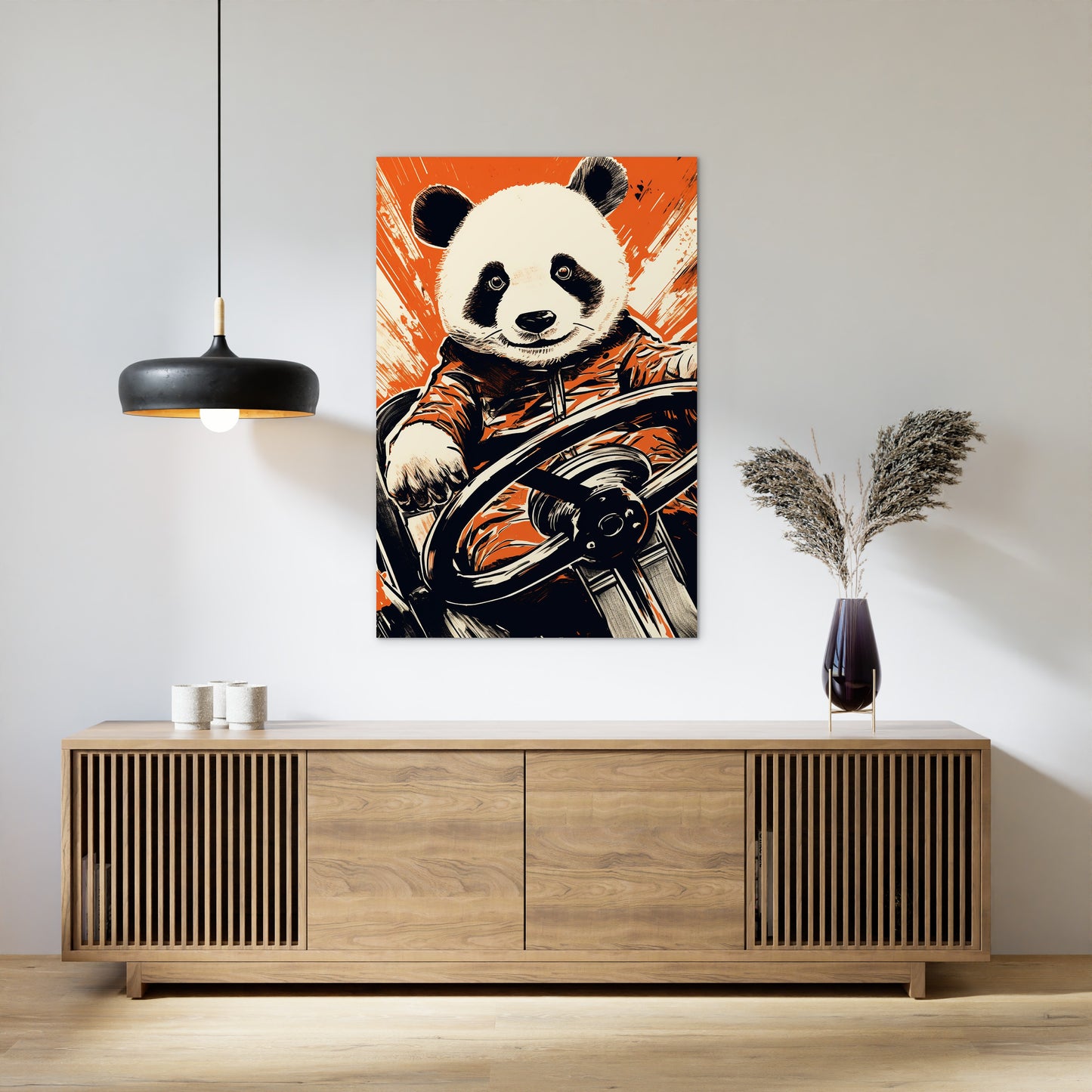 Panda's Joyride Wall Art