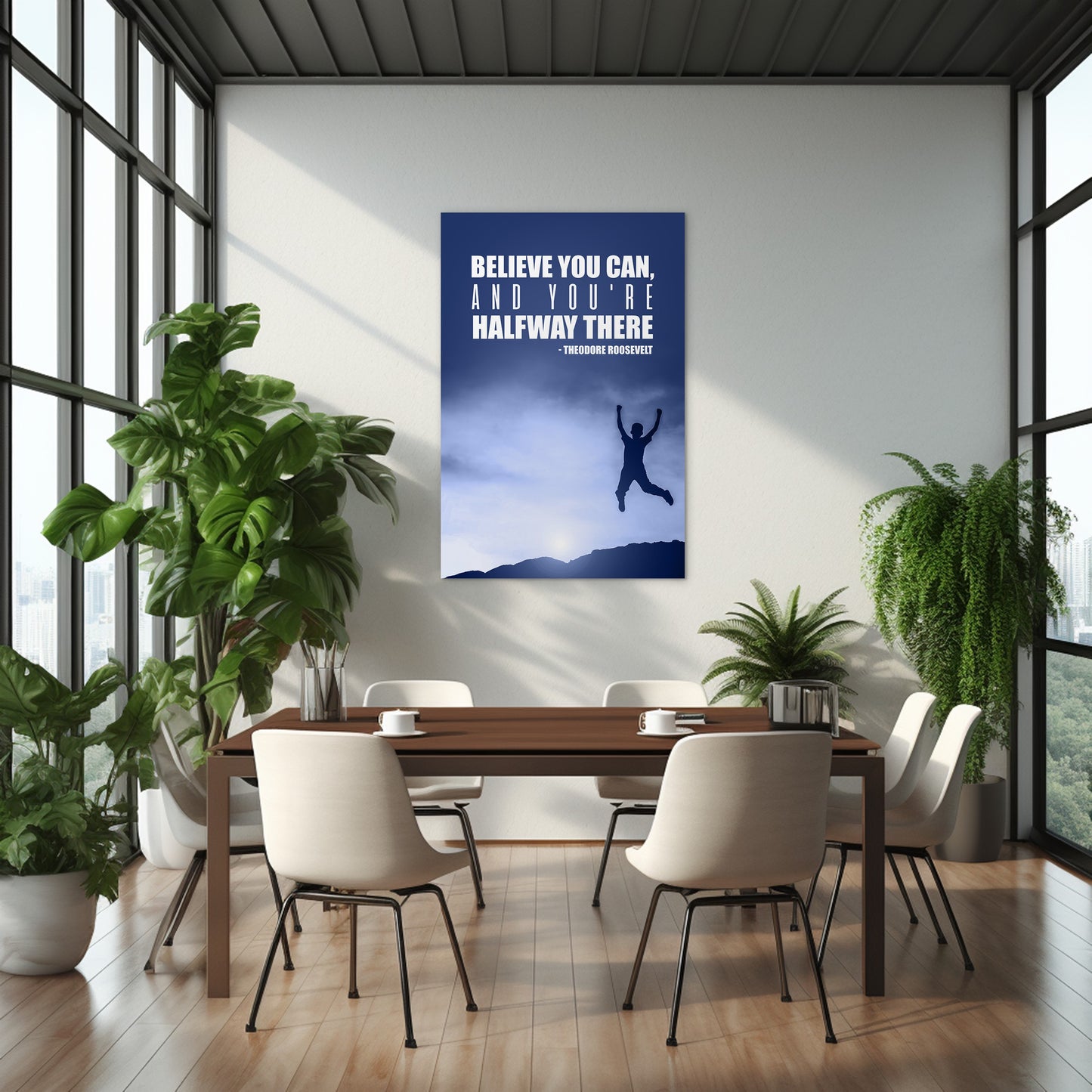 Believe you can, and you're halfway there