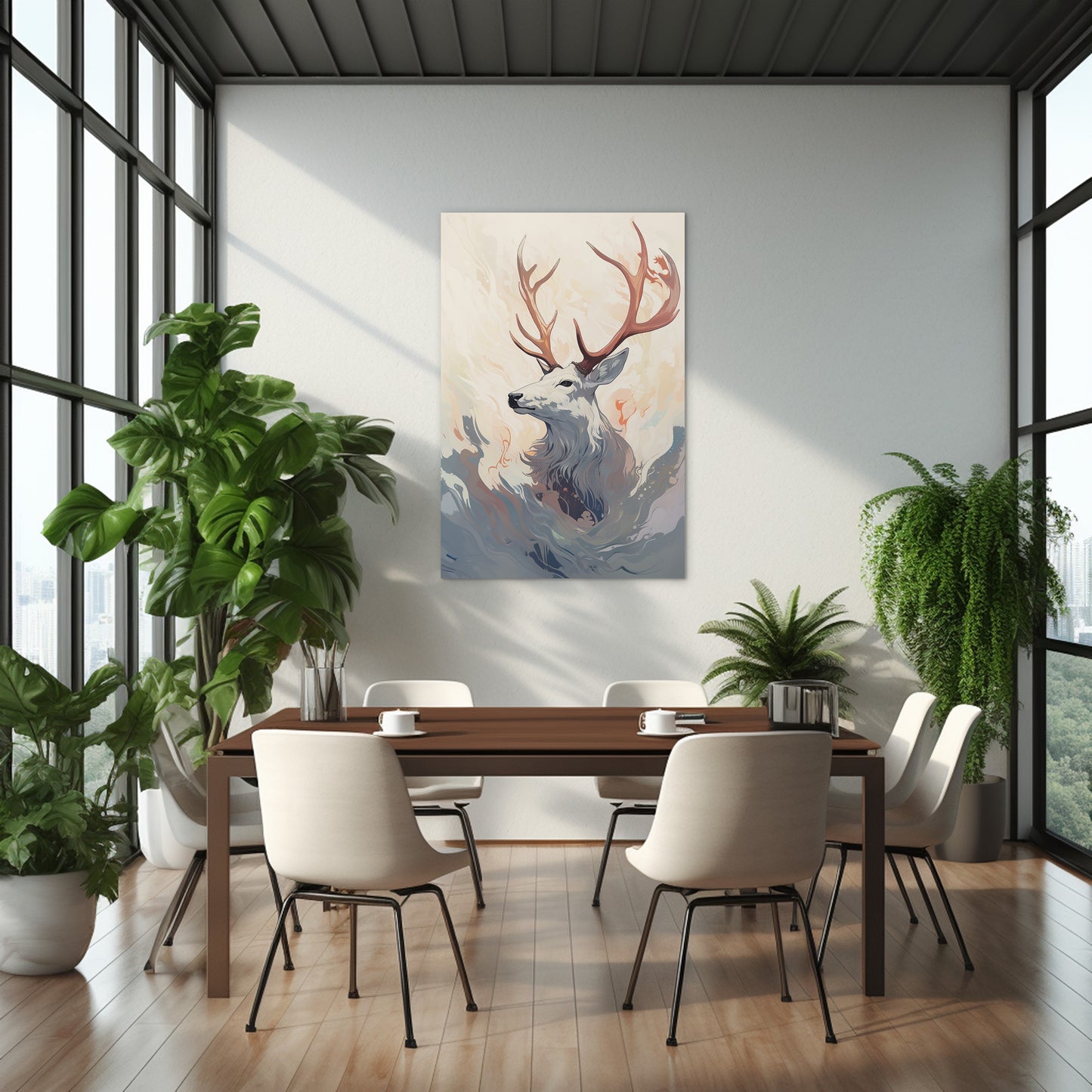 Abstract Elk Visions Wall Art