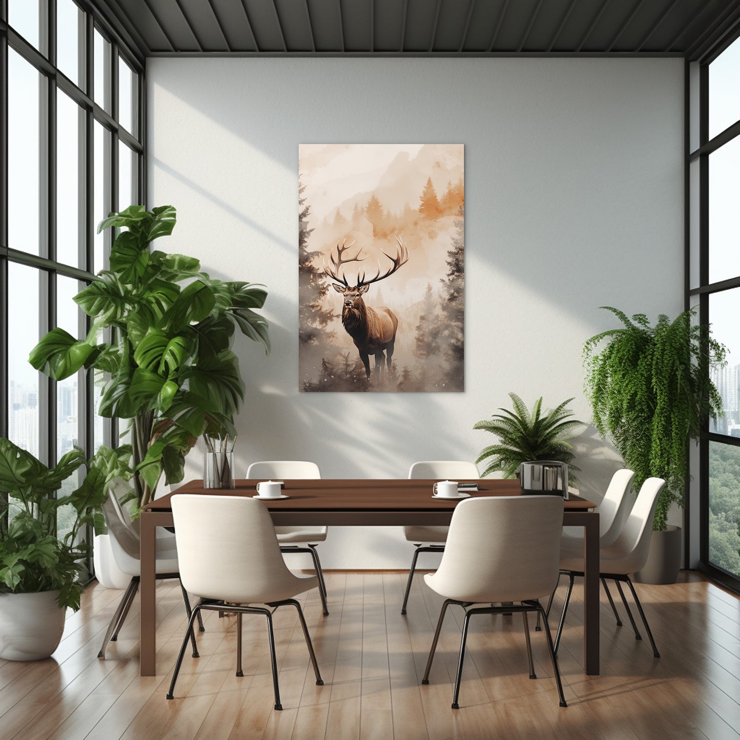 The Forest Elk Wall Art