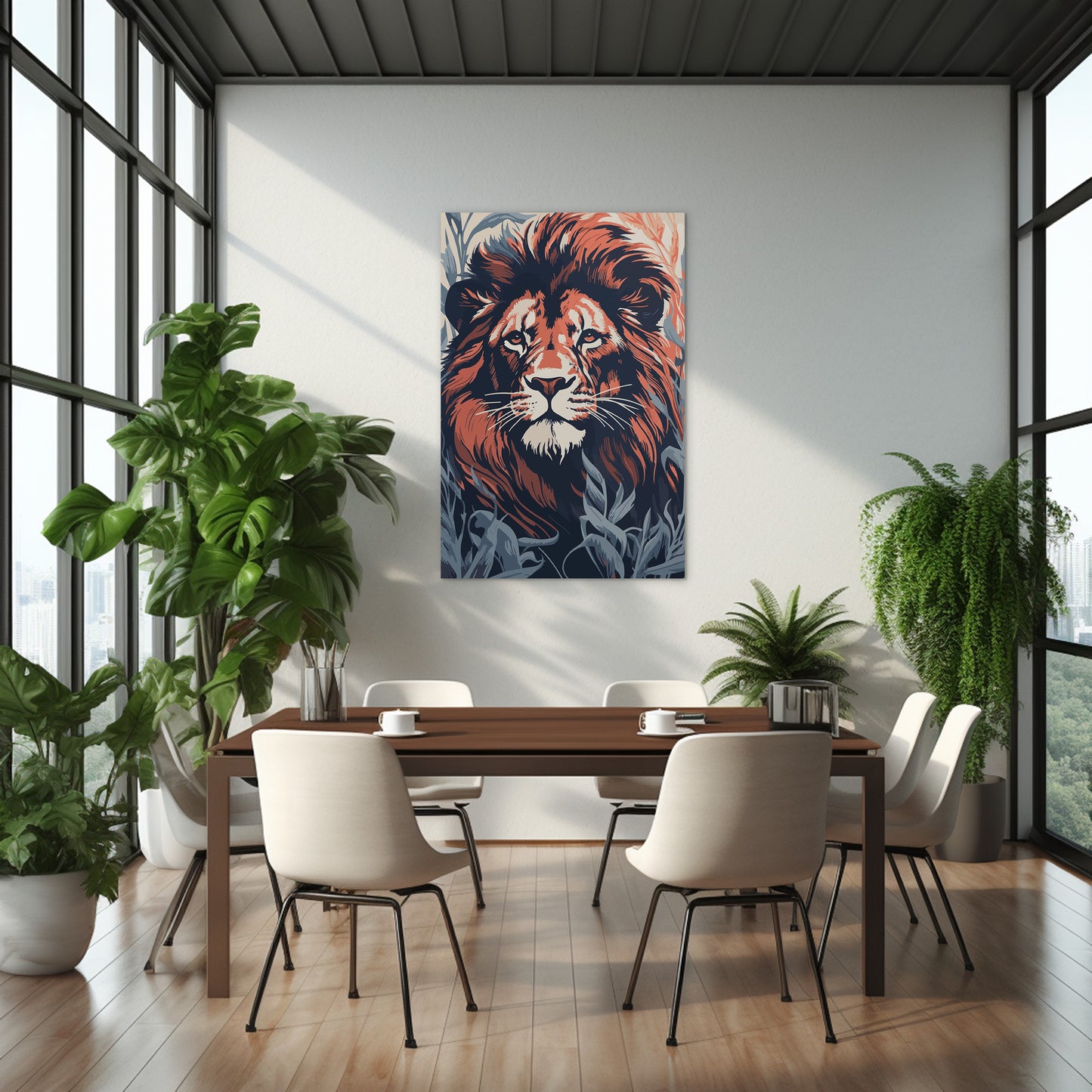 Commanding Authority Of Lion Wall Art