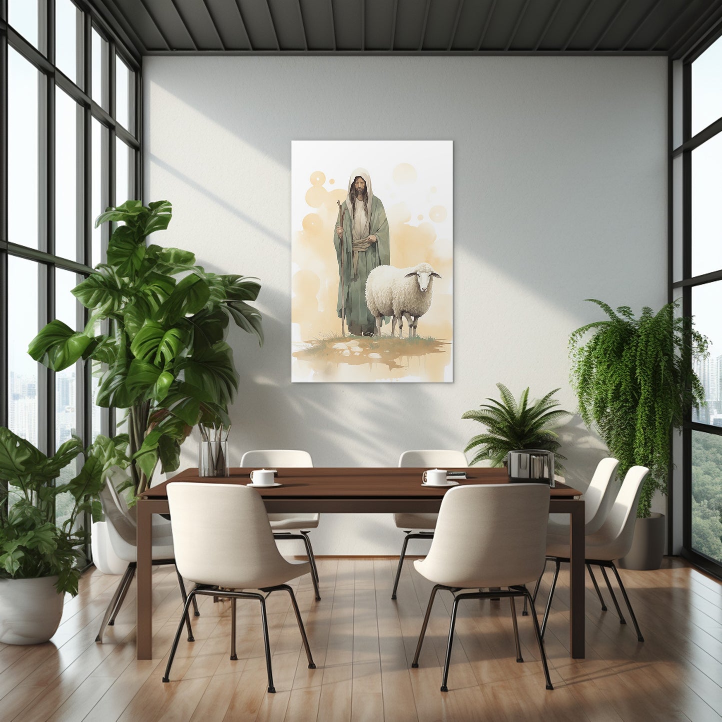 The Shepherd Guardian of the Flock Wall Art