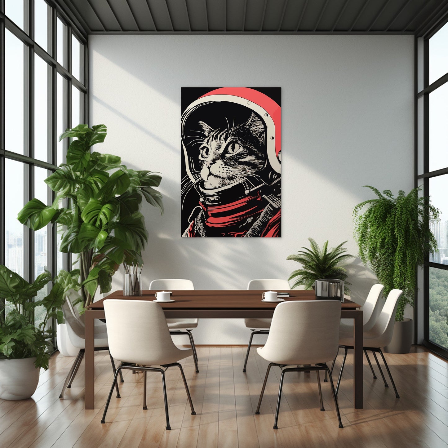 Astronaut Cat Wall Art | Digital Download