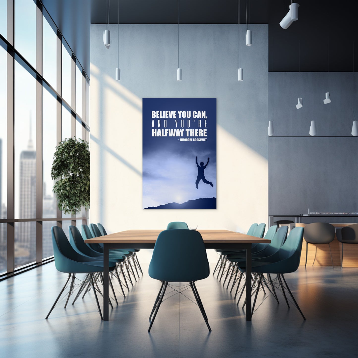 Believe you can, and you're halfway there