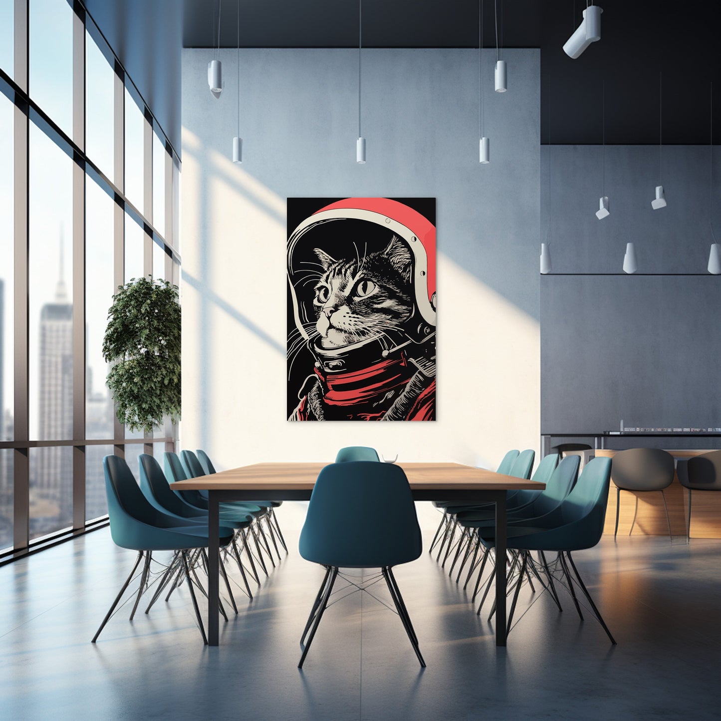 Astronaut Cat Wall Art | Digital Download