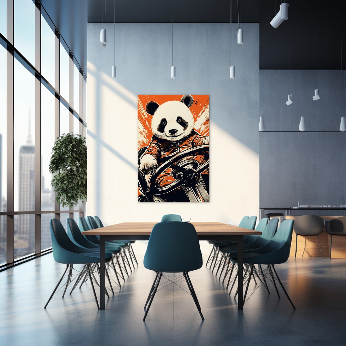 Panda's Joyride Wall Art