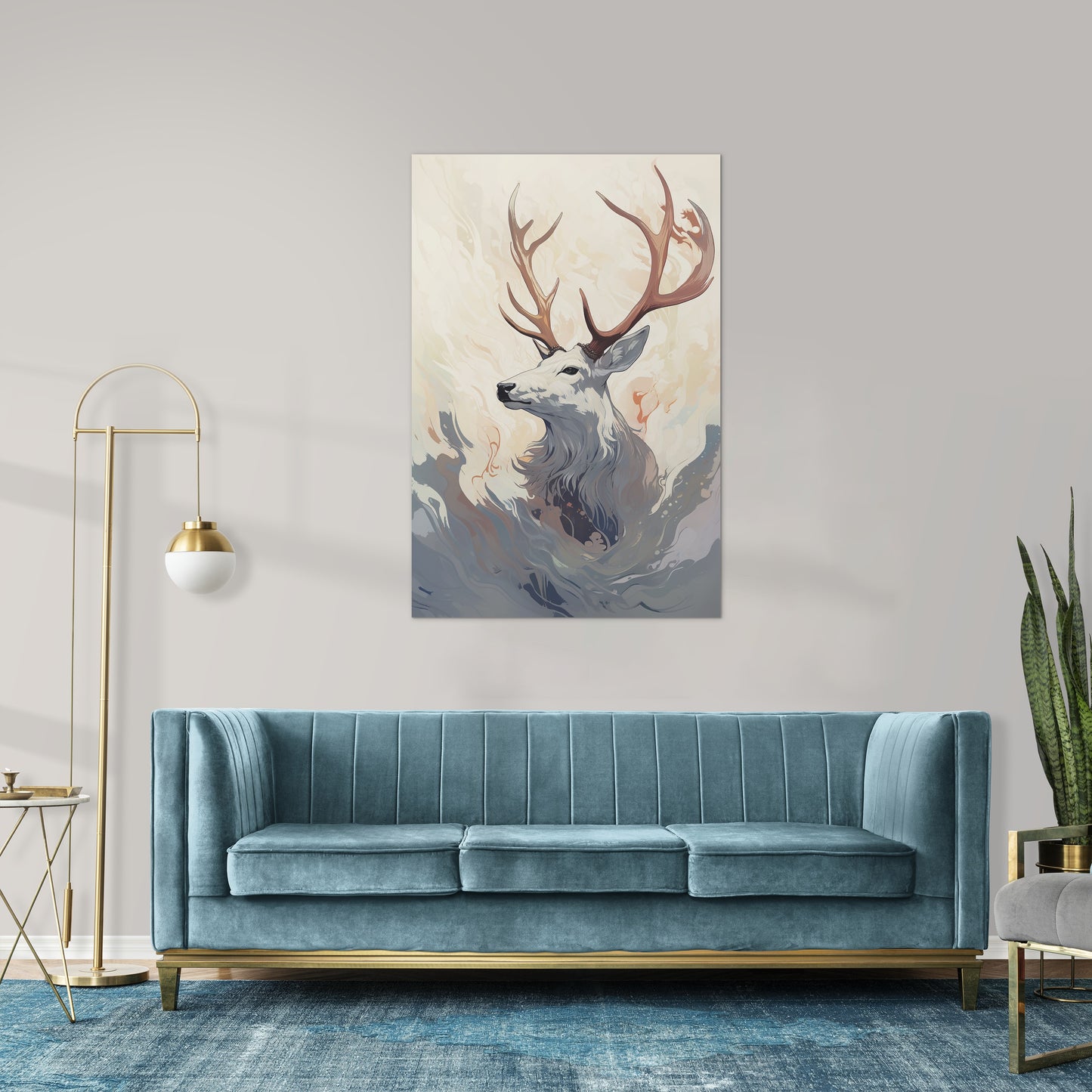 Abstract Elk Visions Wall Art
