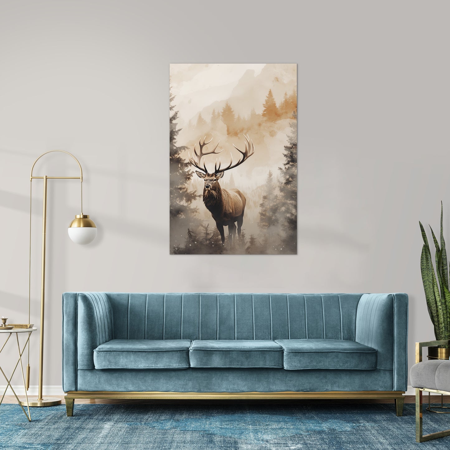 The Forest Elk Wall Art