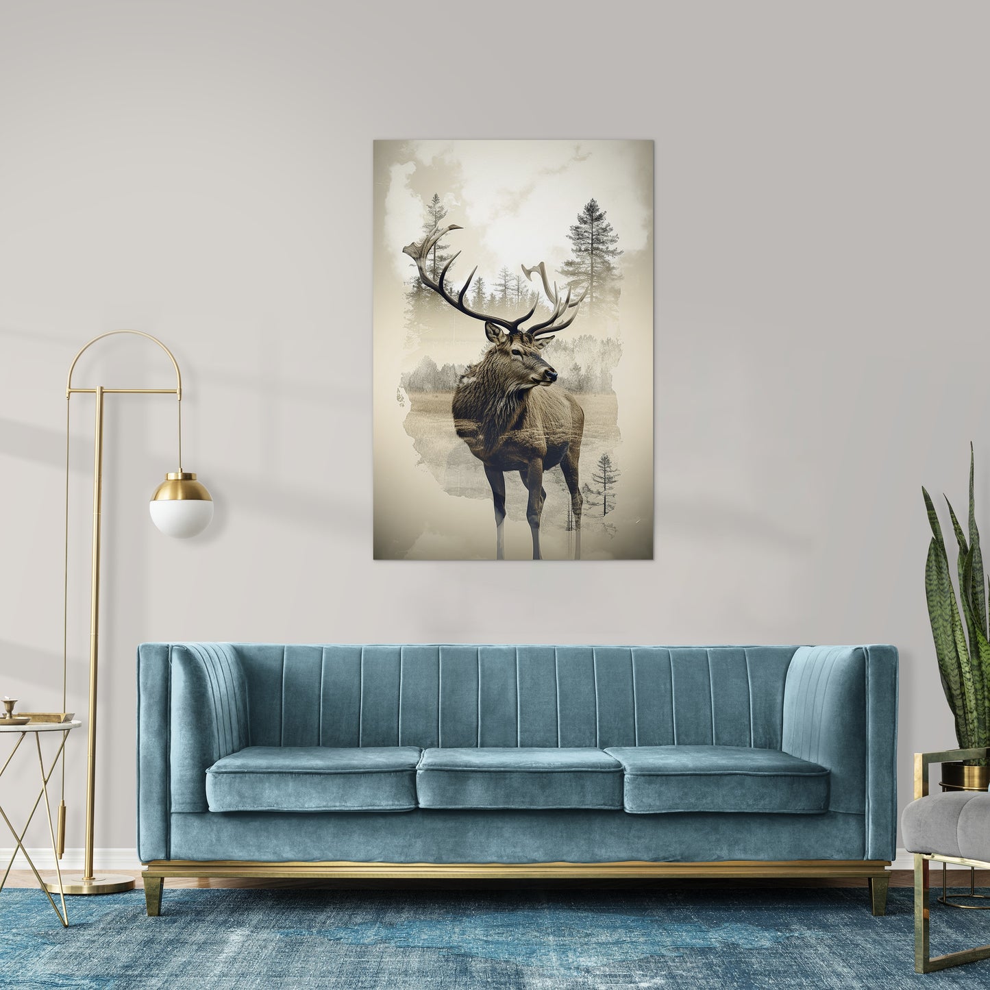 Elk and Wilderness Wall Art