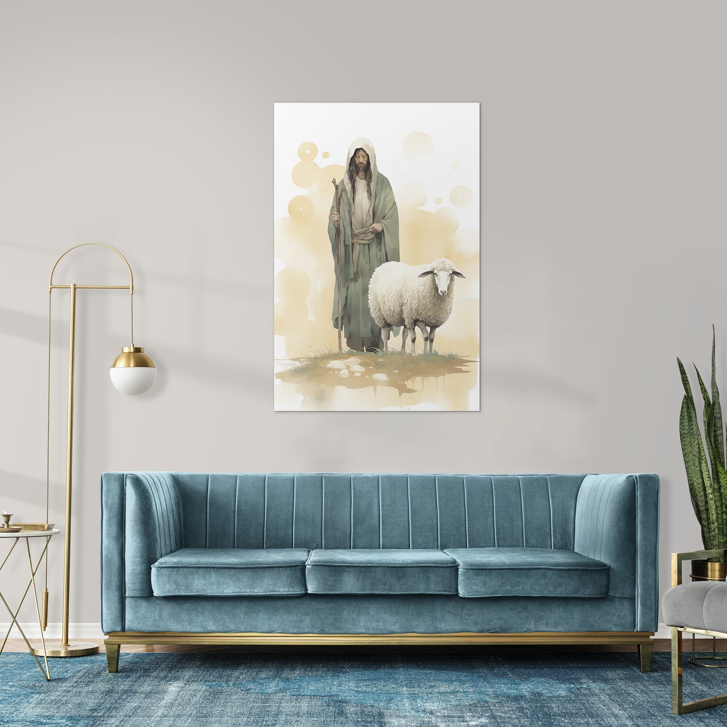 The Shepherd Guardian of the Flock Wall Art