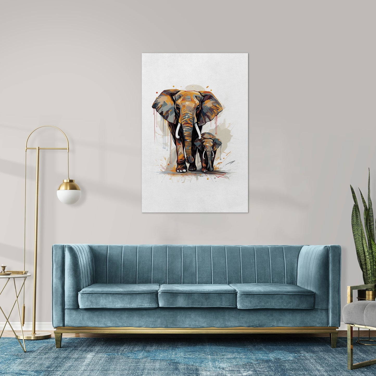 Watercolor Elephant