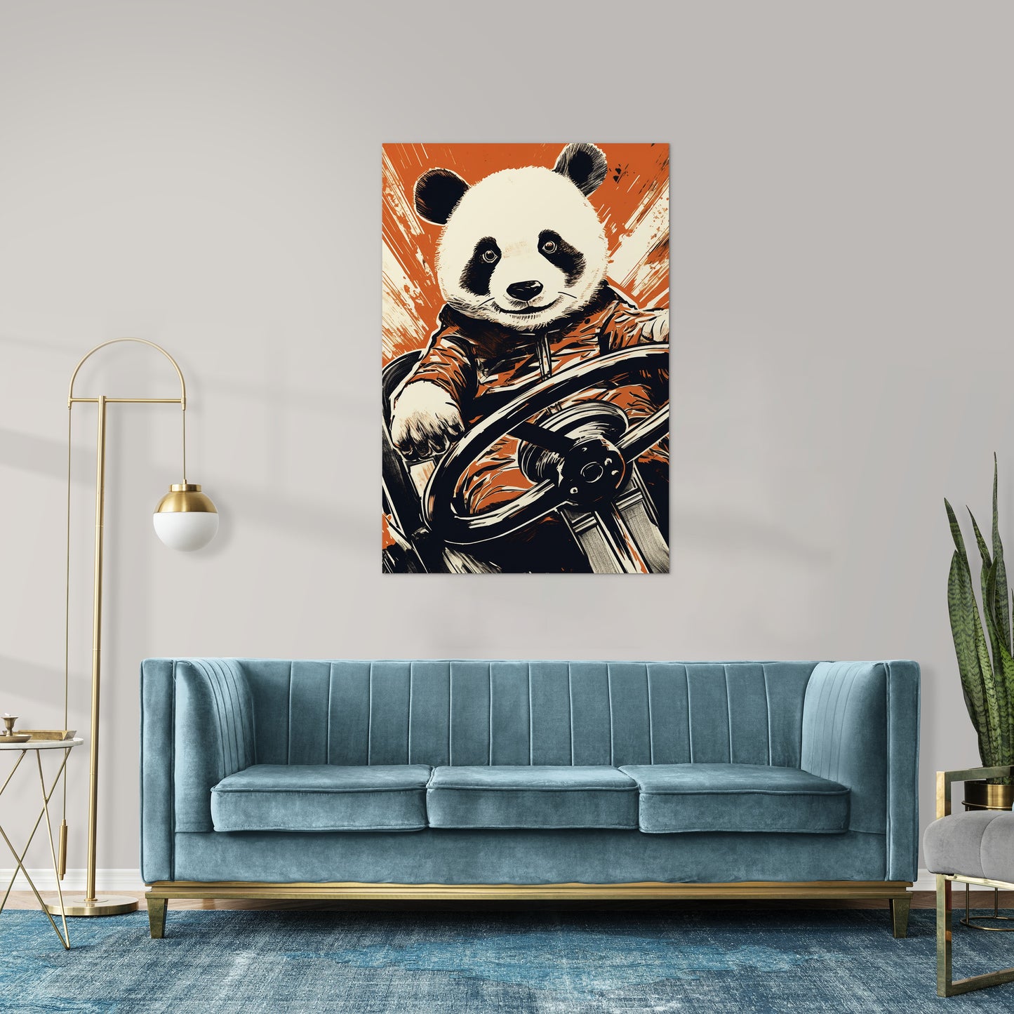 Panda's Joyride Wall Art