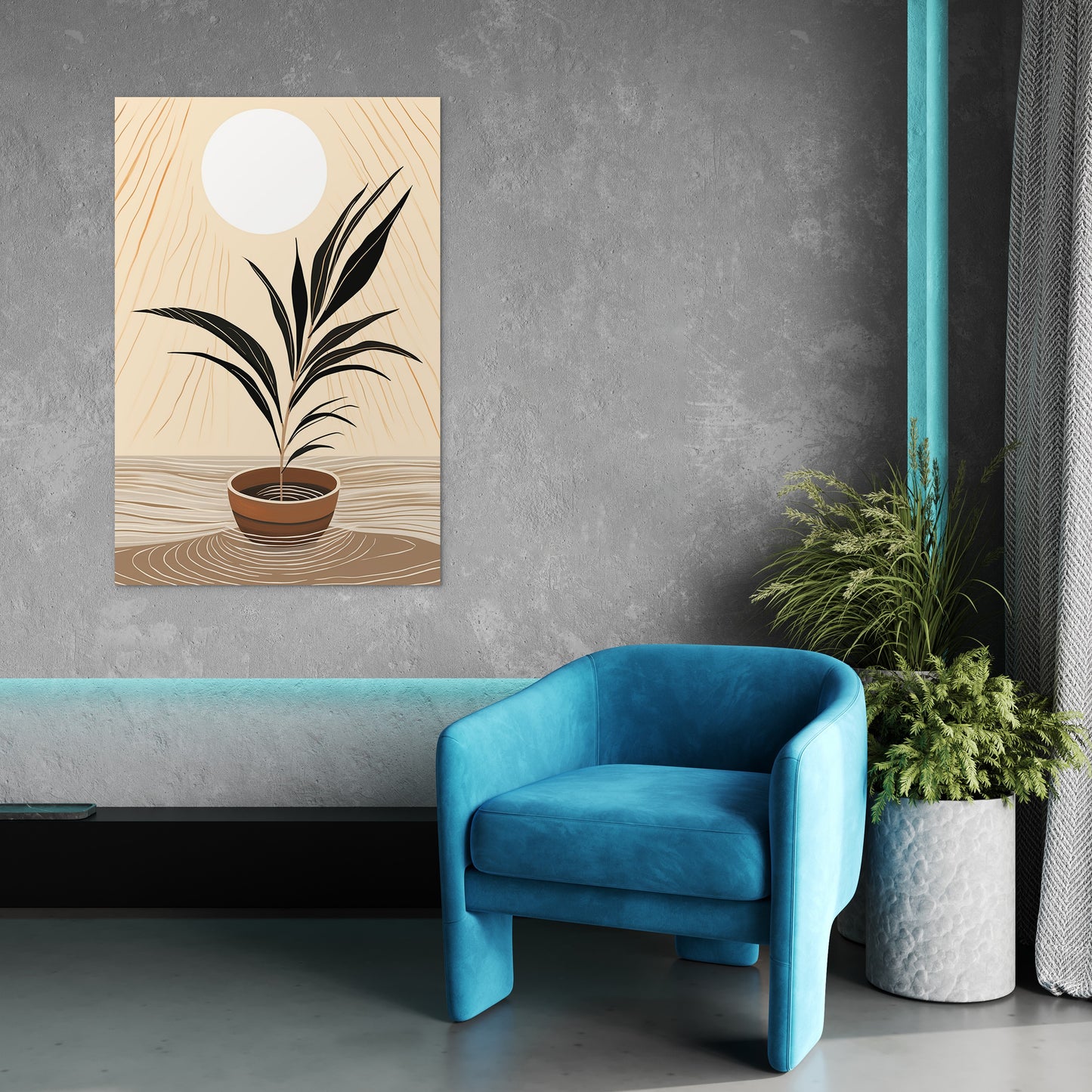 Boho Plant Wall Art - 2