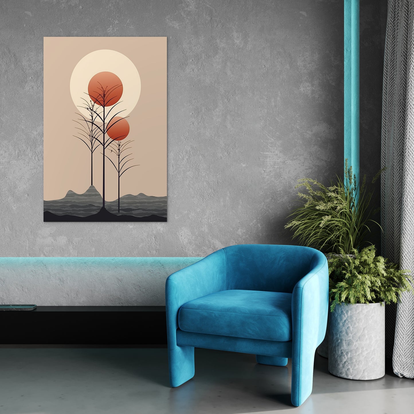 Boho Tree Wall Art - 2