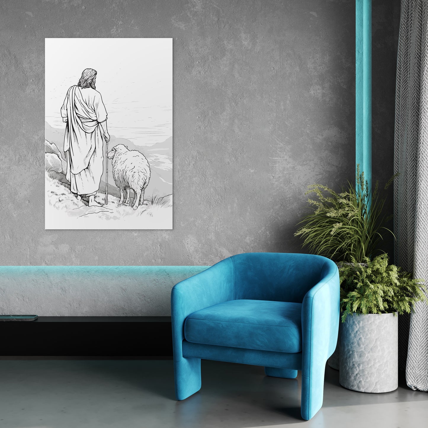 Jesus, Our True Shepherd Wall Art