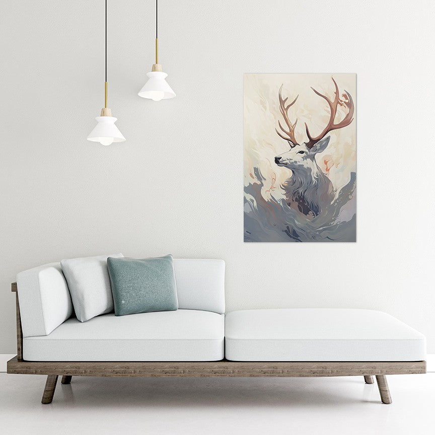 Abstract Elk Visions Wall Art