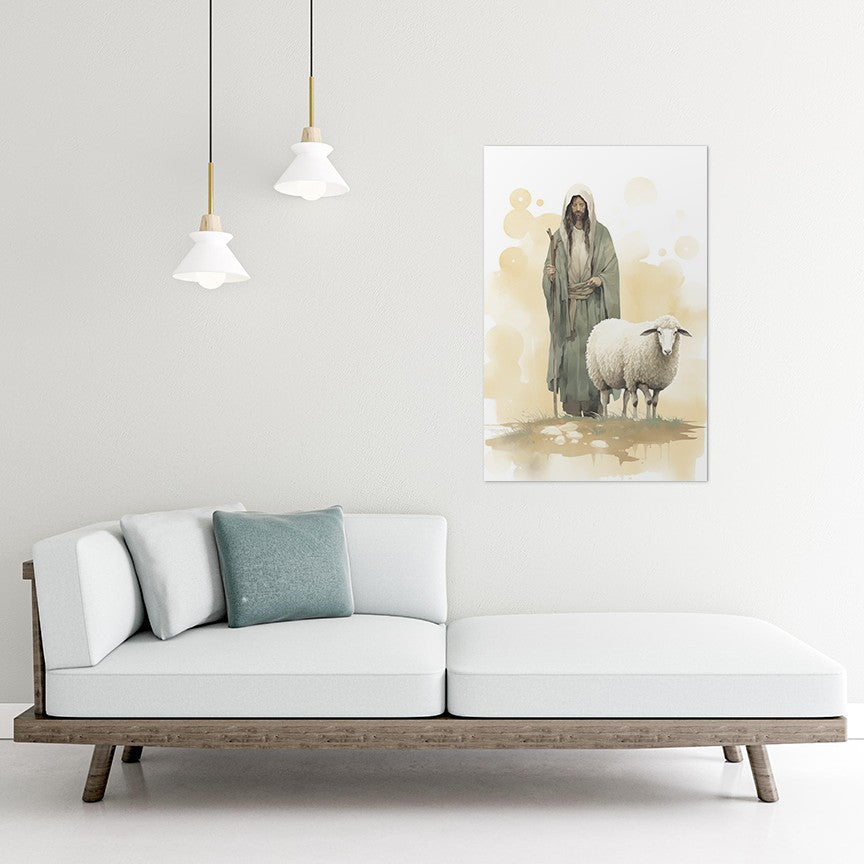 The Shepherd Guardian of the Flock Wall Art