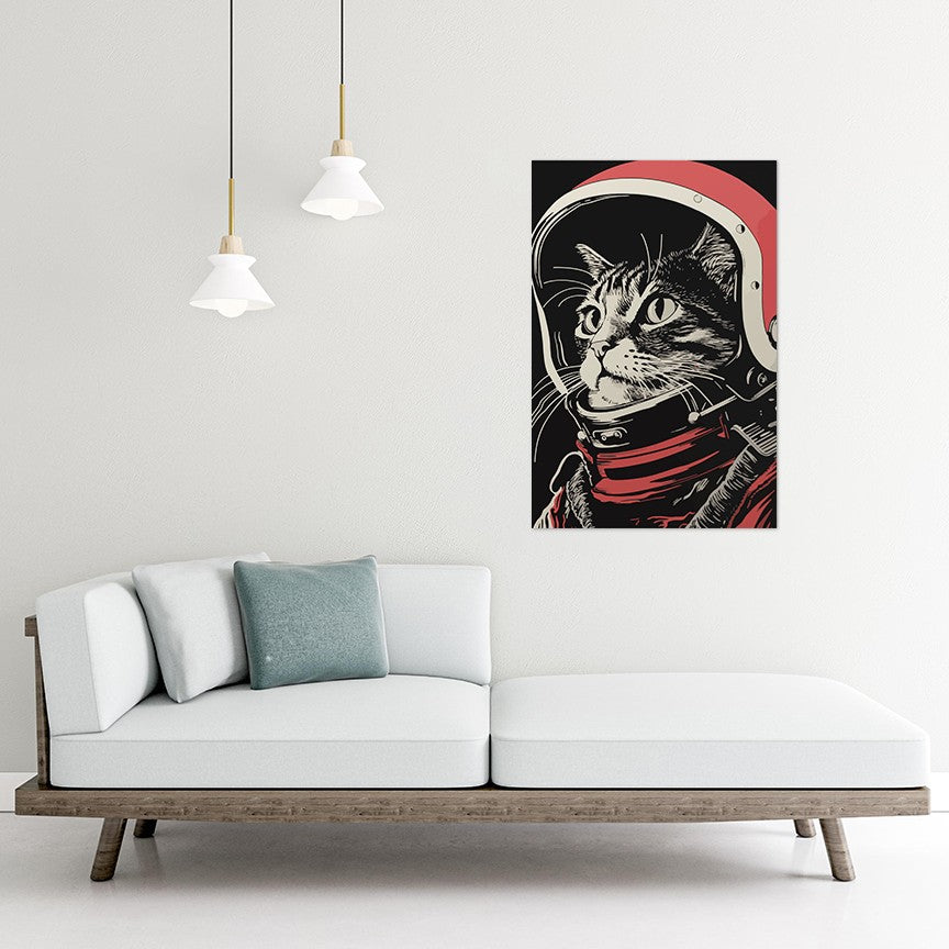 Astronaut Cat Wall Art | Digital Download