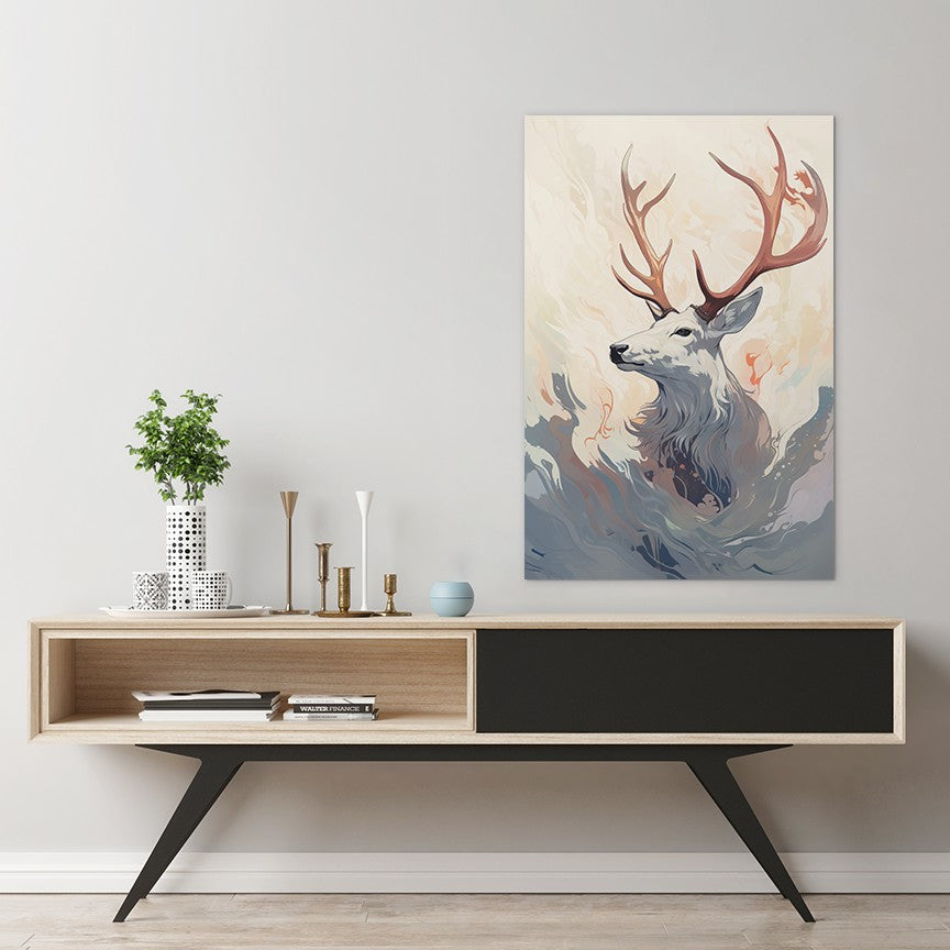 Abstract Elk Visions Wall Art