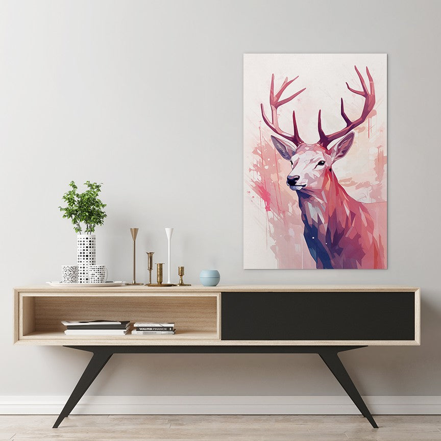 Elk Abstract Wall Art