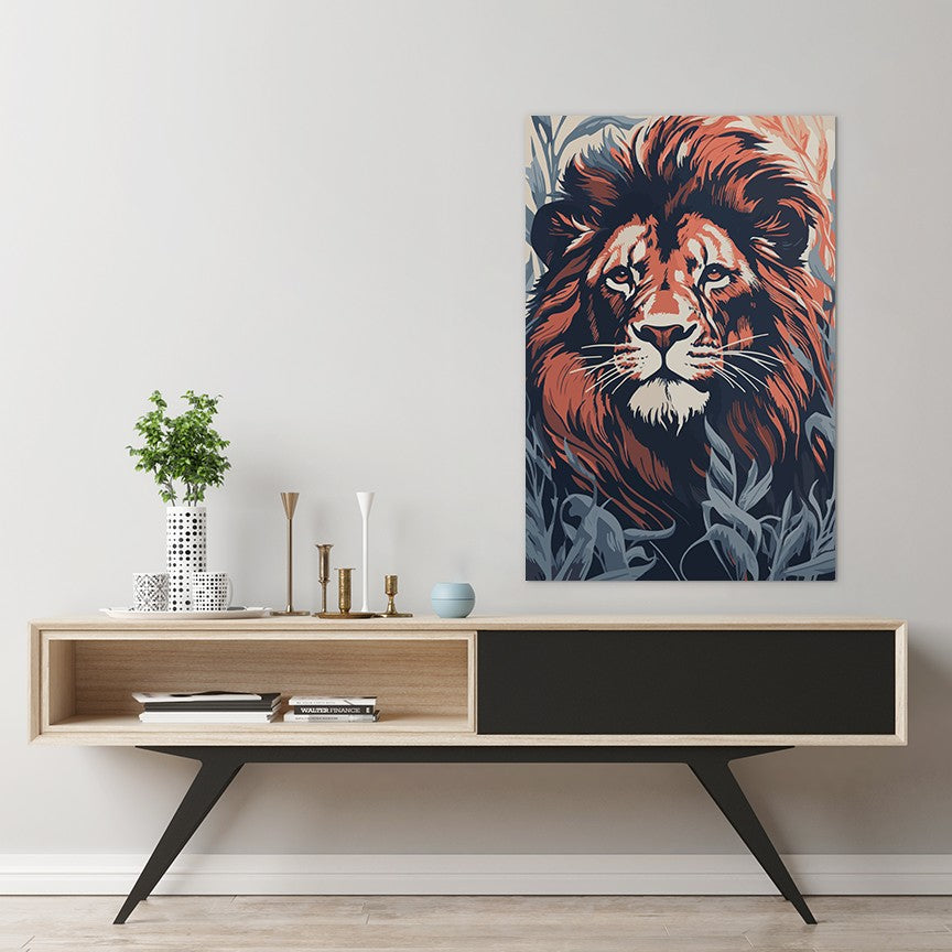 Commanding Authority Of Lion Wall Art