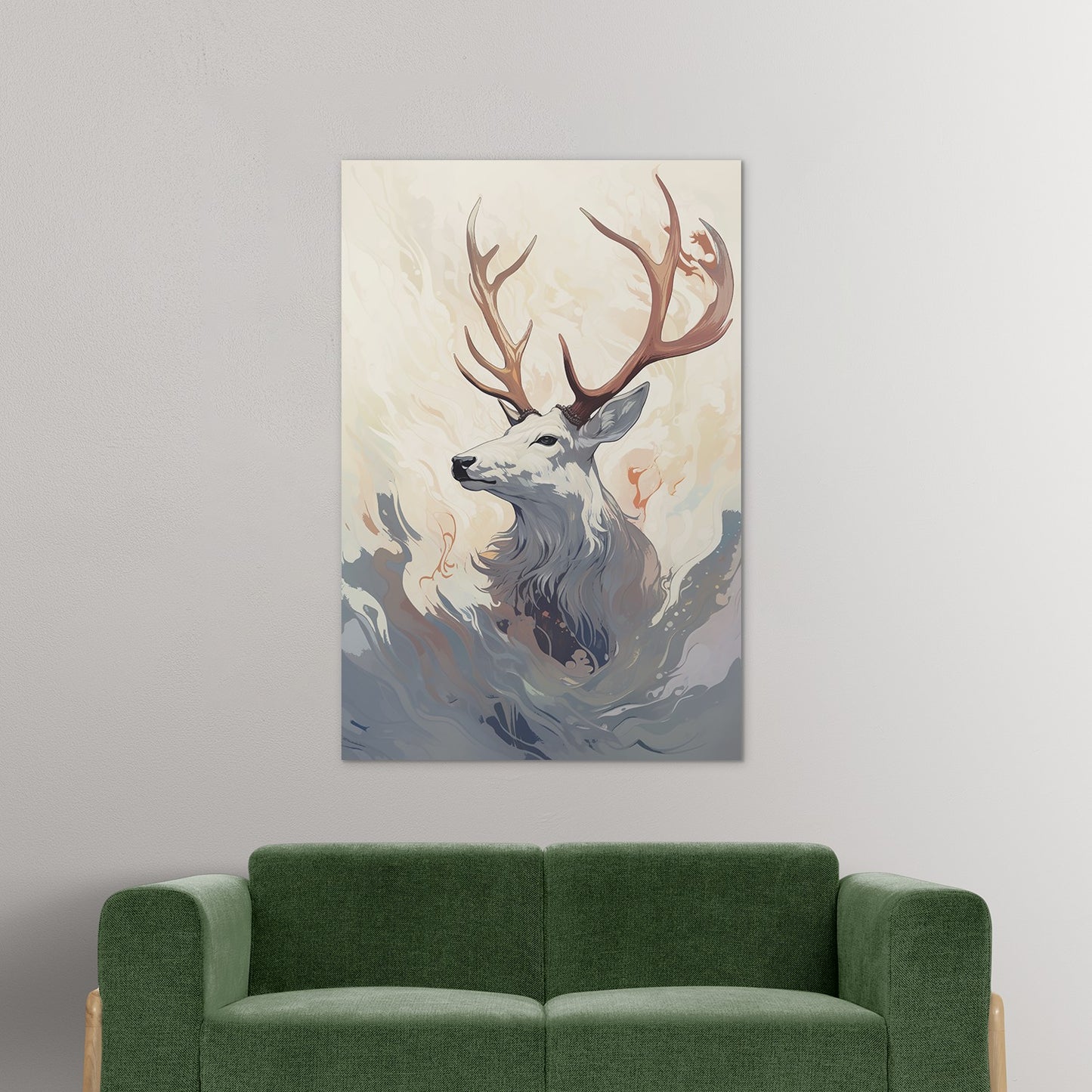 Abstract Elk Visions Wall Art