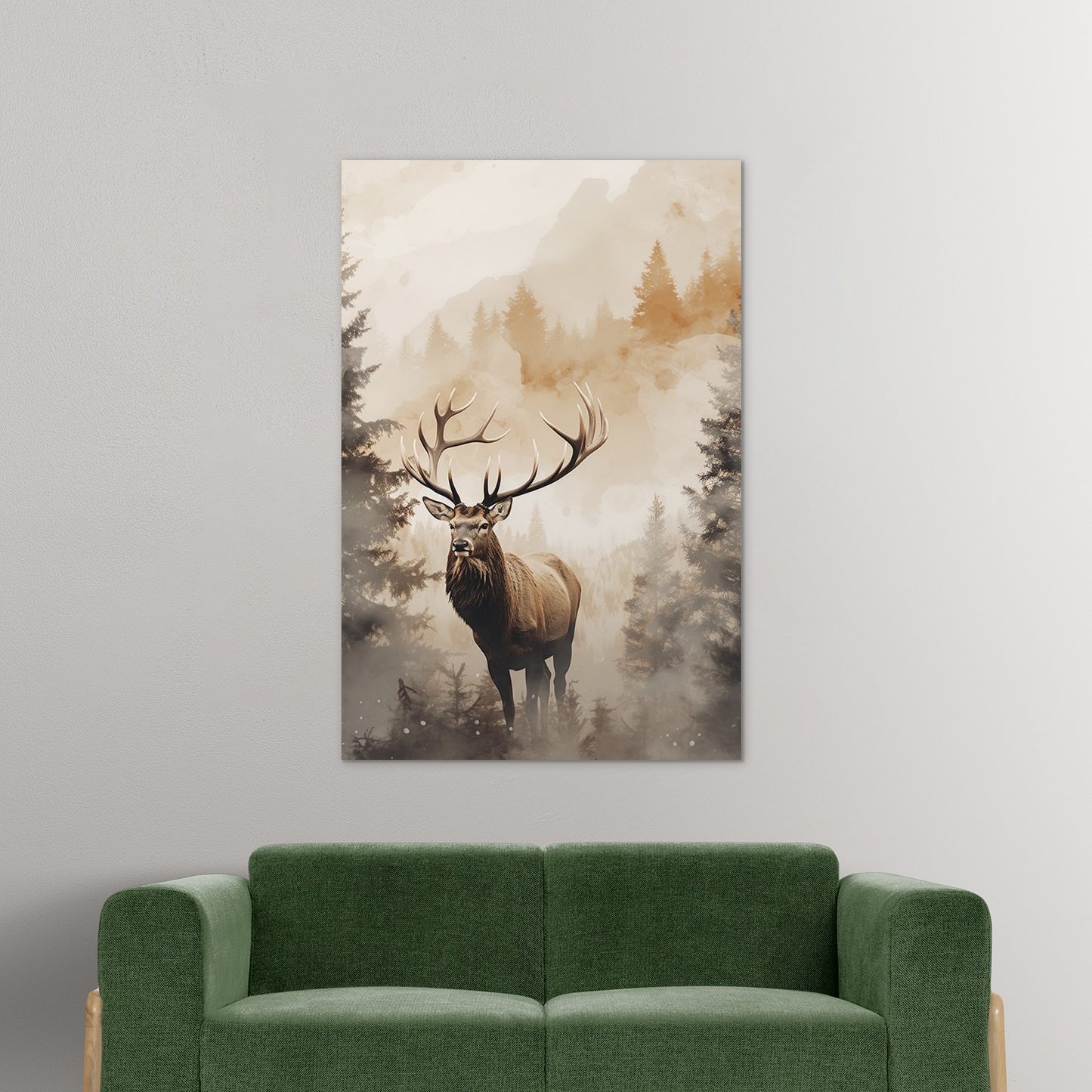 The Forest Elk Wall Art