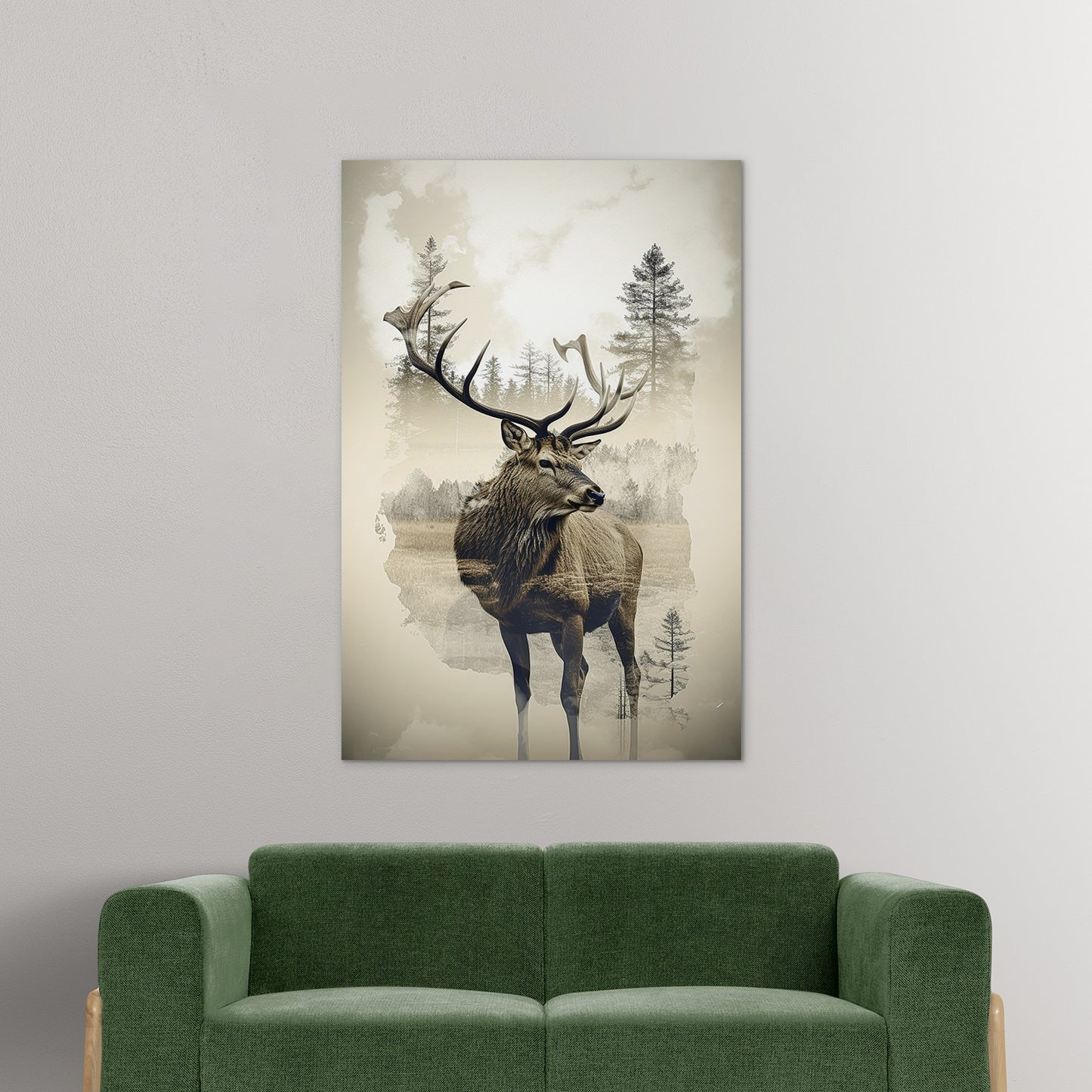 Elk and Wilderness Wall Art