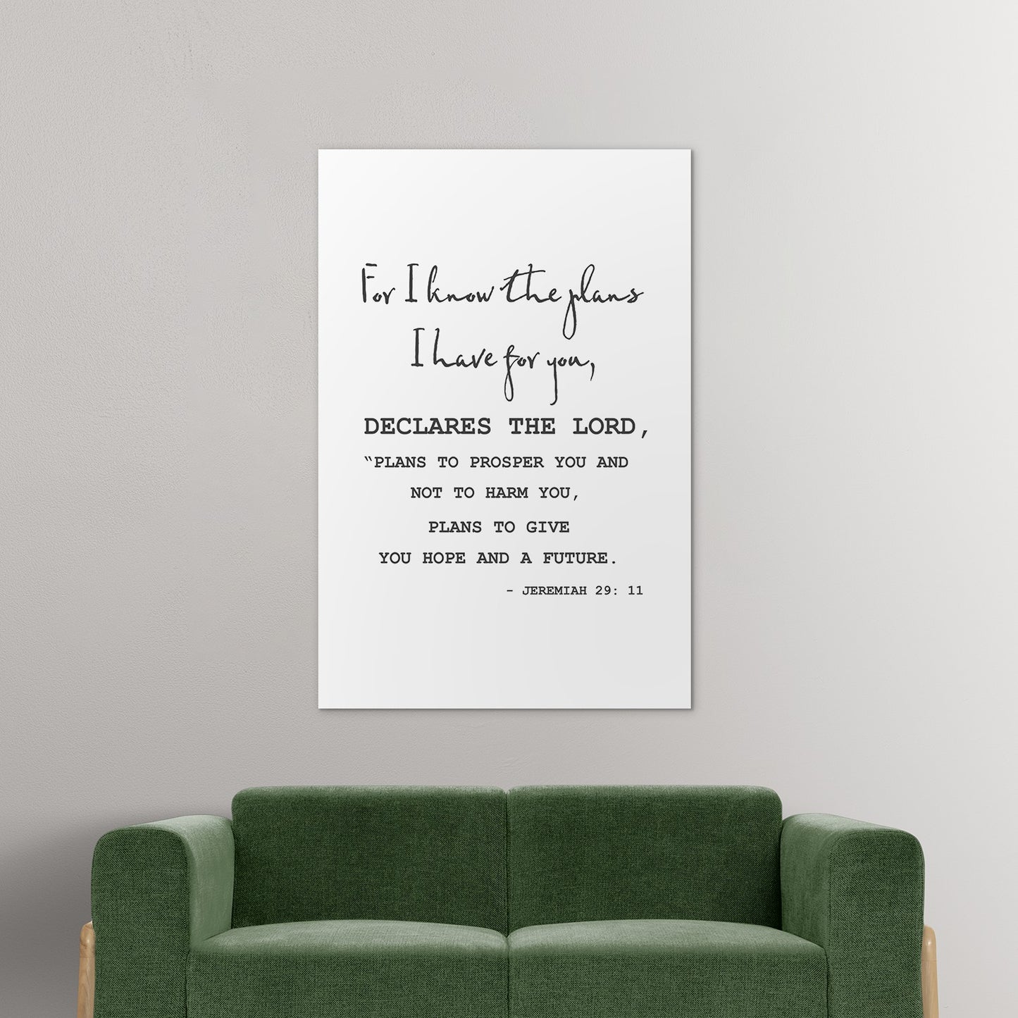 Jeremiah 29:11 - For I know the plans I have for you