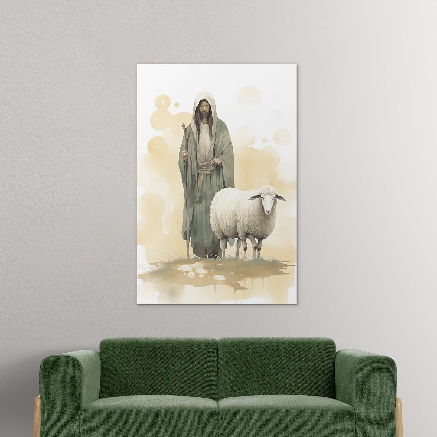 The Shepherd Guardian of the Flock Wall Art