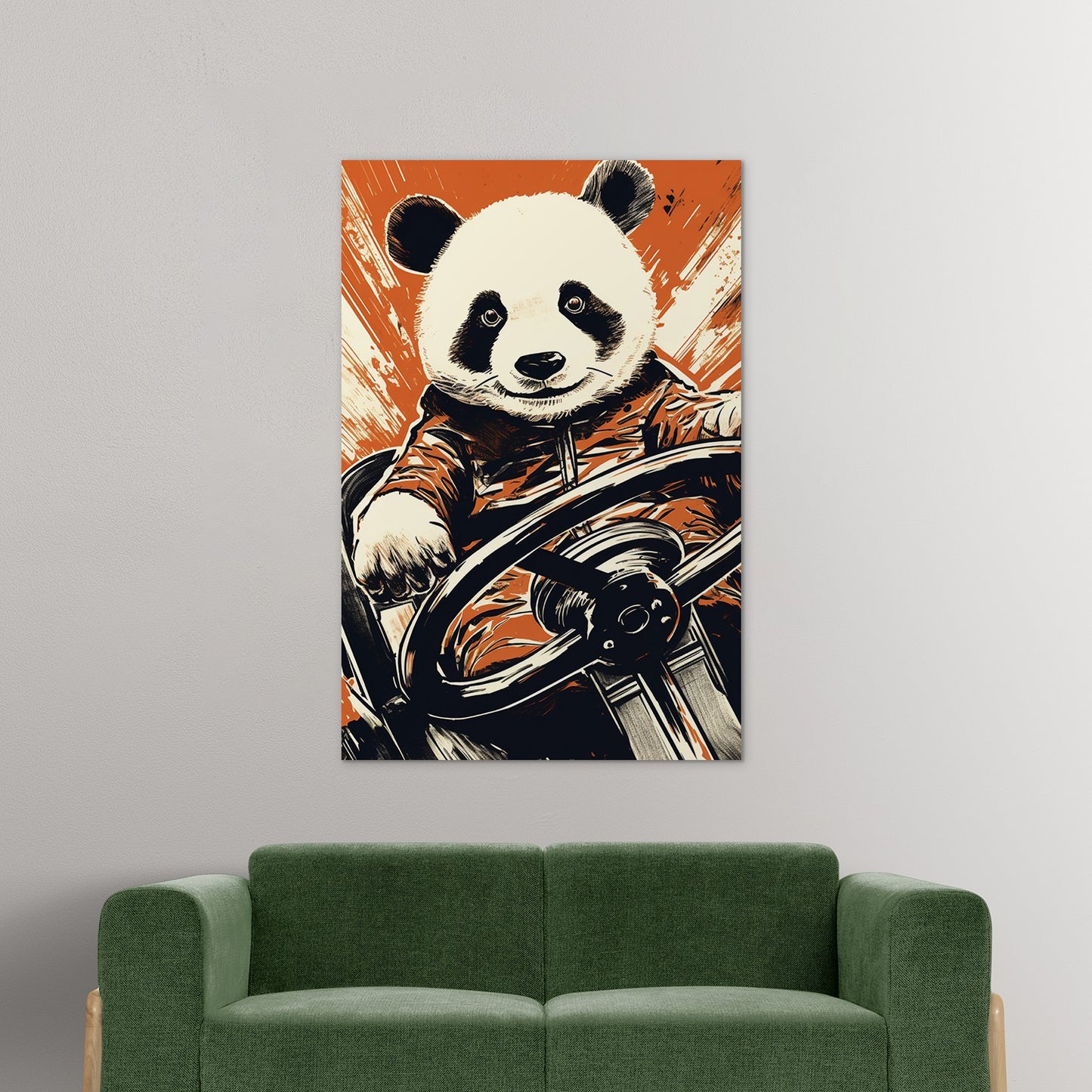 Panda's Joyride Wall Art
