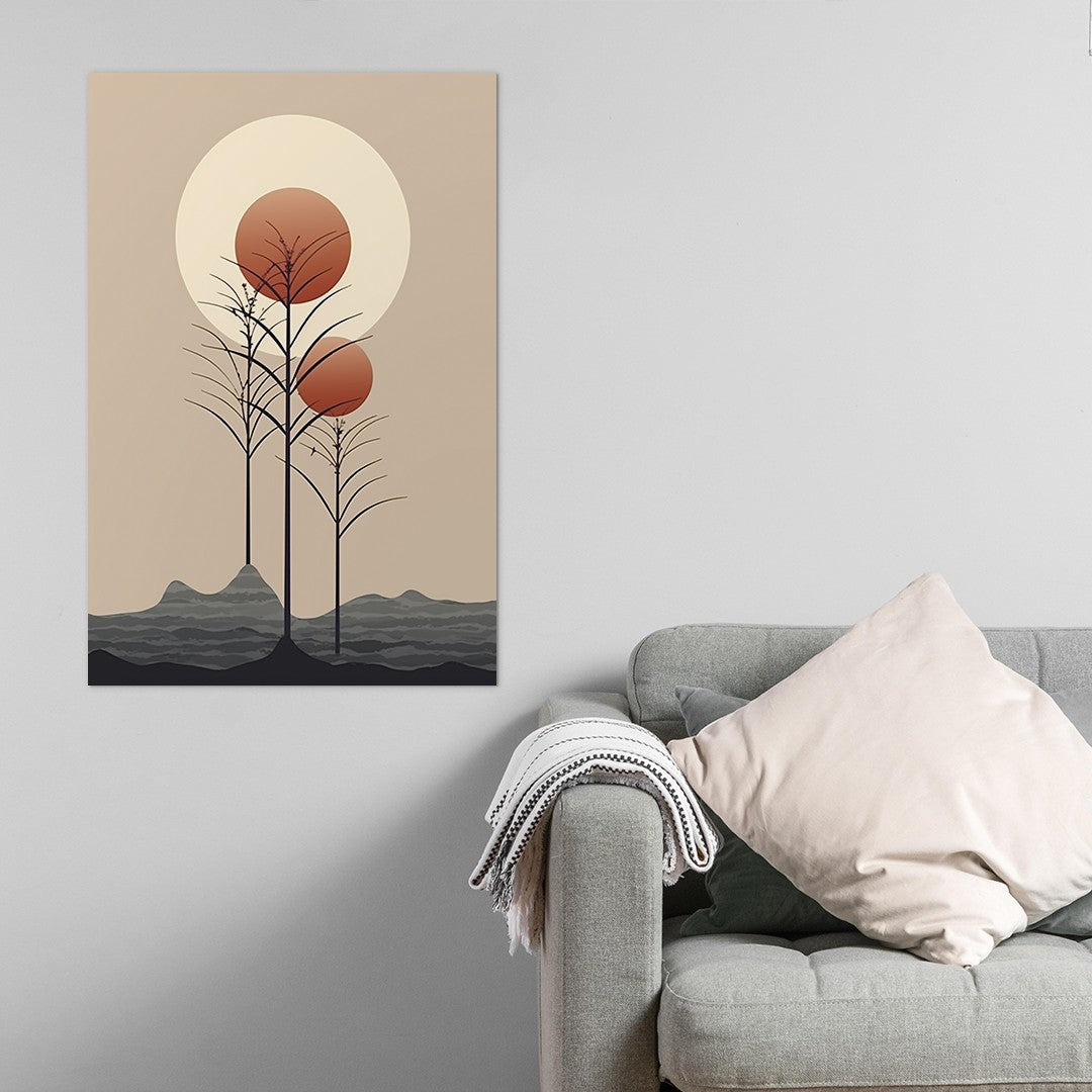 Boho Tree Wall Art - 2